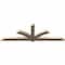 Ekena Millwork Redmond Smooth Timber Gable Bracket, Douglas Fir, 108"W x 36"H x 3 1/2"D x 5 1/2"F, 8/12 Pitch GBW108X36X0406RED00SDF - alternate 5